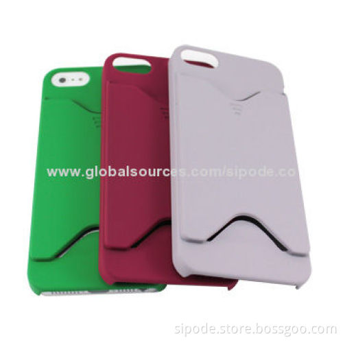 Credit Card Slot Hard Case for iPhone